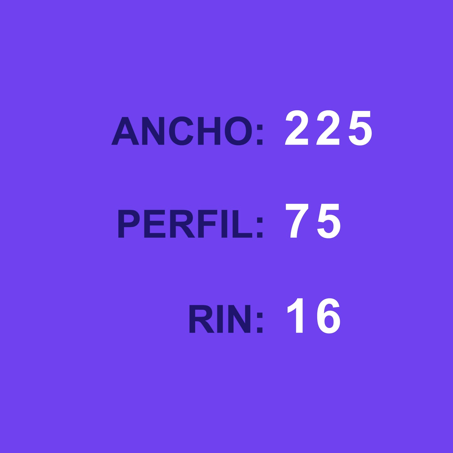 LLANTA 225/75R16 AGILIS