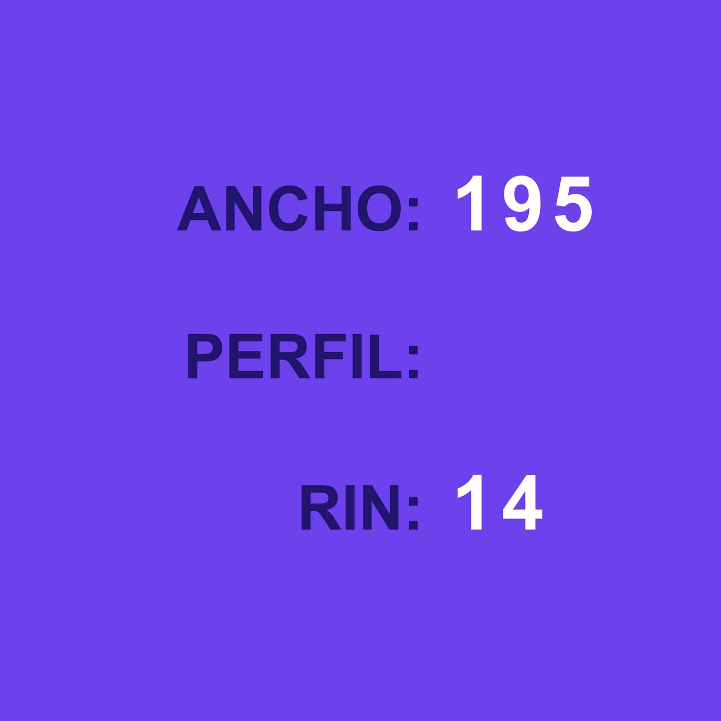 LLANTA 195R14 DAVANTI