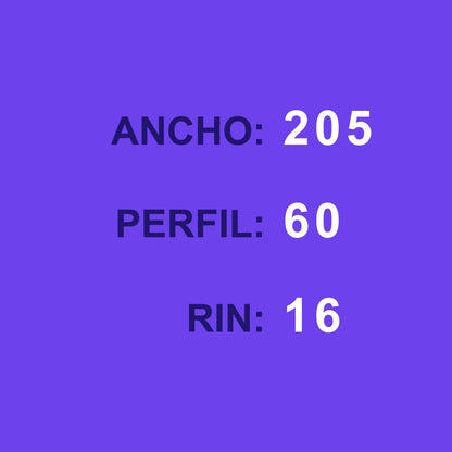 LLANTA 205/60R16 KUMHO