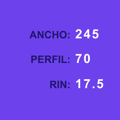 LLANTA 245/70R17.5 R02PFS DIRECCIONAL