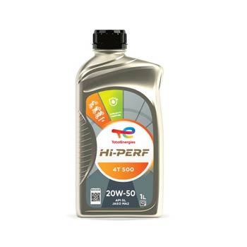 ACEITE PARA MOTO TOTAL HI-PERF 4T 500 20W50 (SL) POR LITRO.
